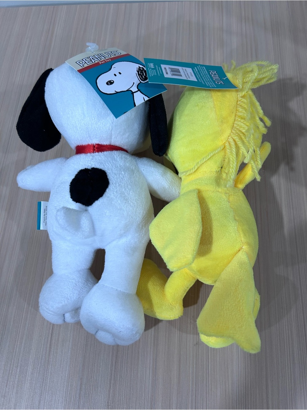 Peanuts Snoopy & Woodstock Plush Dog Toys - White, Black, Yellow